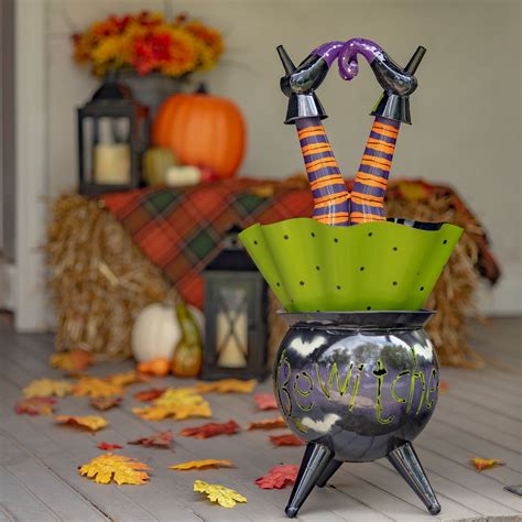 Wickedly Stylish: Bewitched Witch Halloween Decor for Your Front Porch